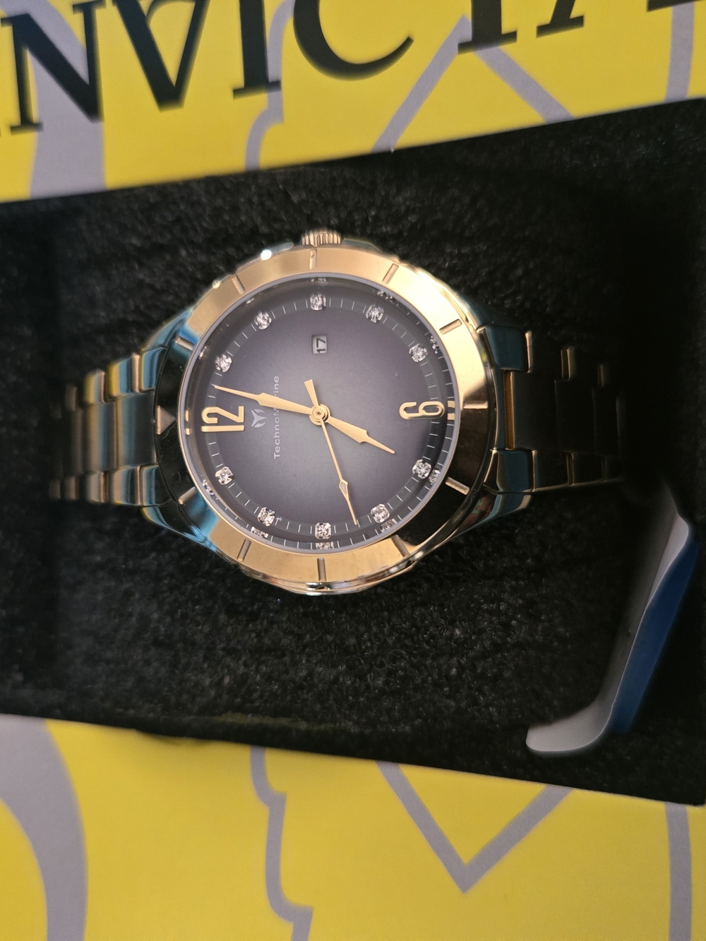 TechnoMarine Gold Gradient Dial Bracelet Watch